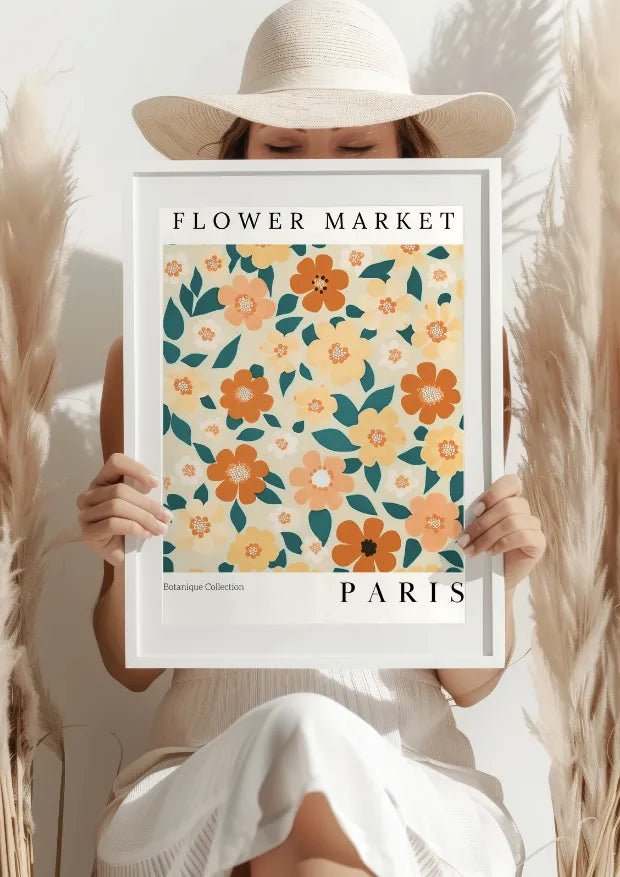 Paris Flower Market Plakat