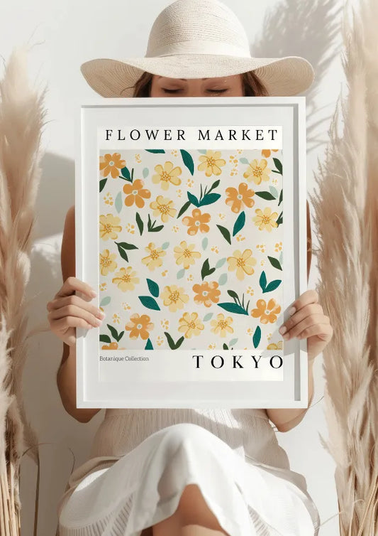 Tokyo Flower Market Plakat