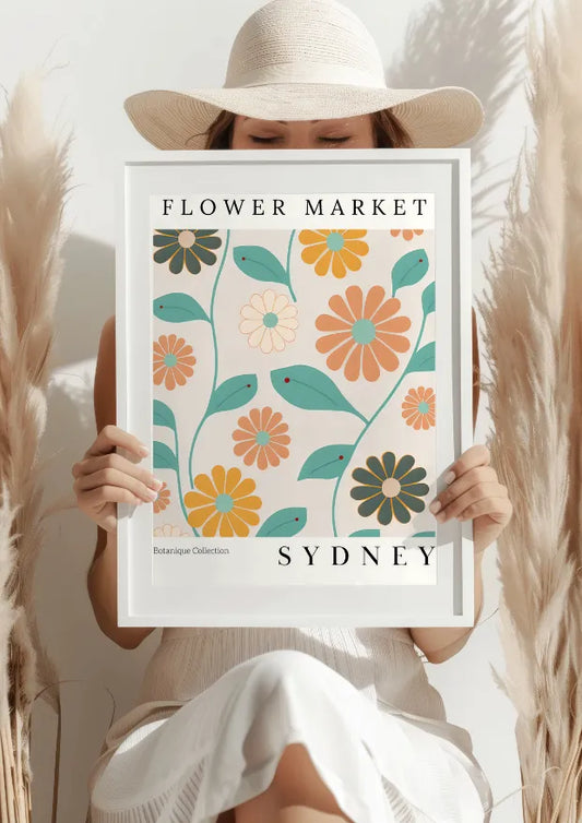 Sydney Flower Market Plakat