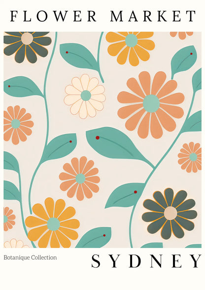 Sydney Flower Market Plakat