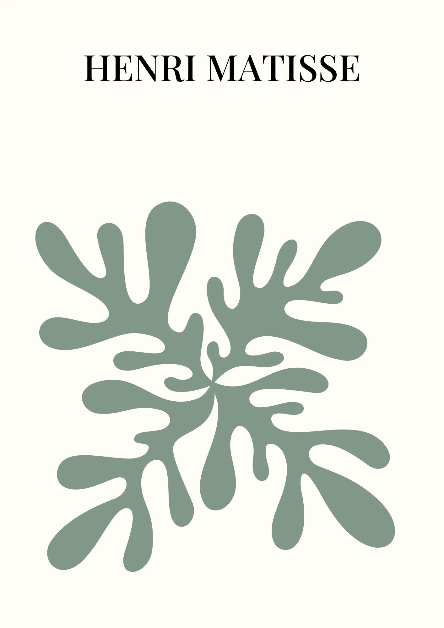 Henri Matisse Abstrakcyjne Liście Plakat