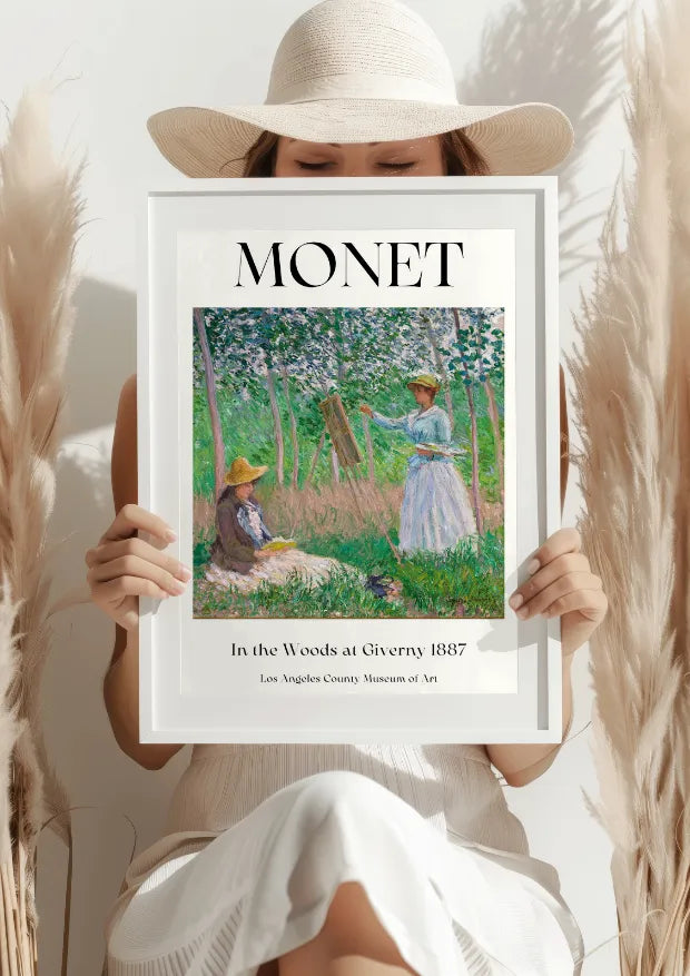Monet W Lesie w Giverny 1887 Plakat