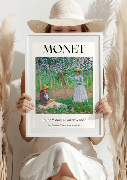 Monet W Lesie w Giverny 1887 Plakat