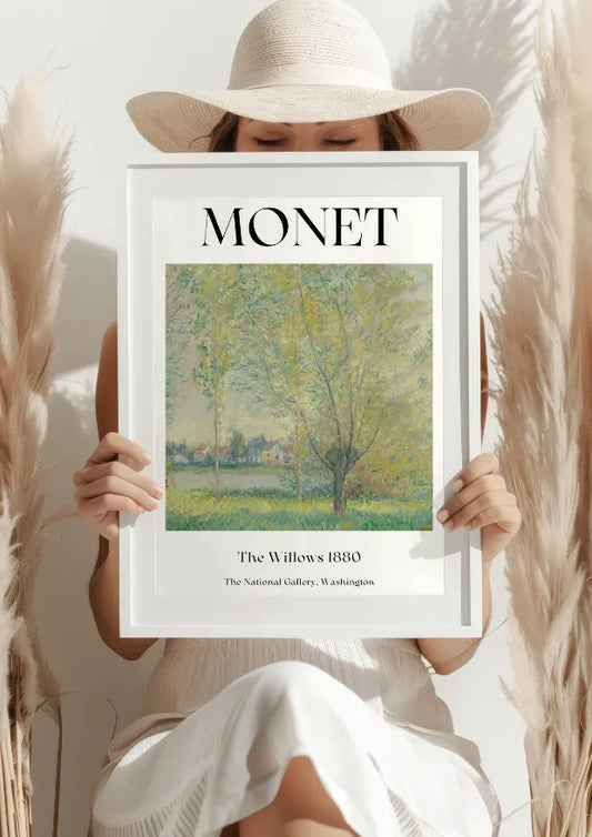 Monet Wierzby 1880 Plakat