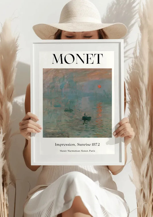 Monet Wschód Słońca 1872 Plakat