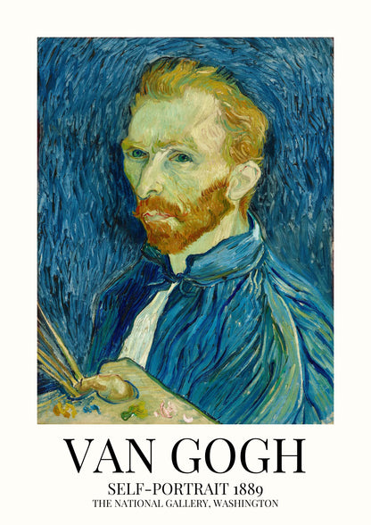 Van Gogh Autoportret 1889 Plakat