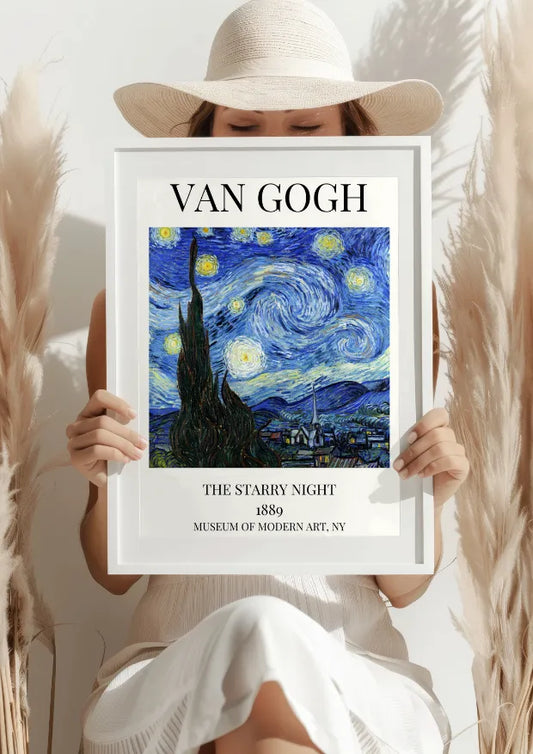 Van Gogh Gwiaździsta Noc 1889 Plakat