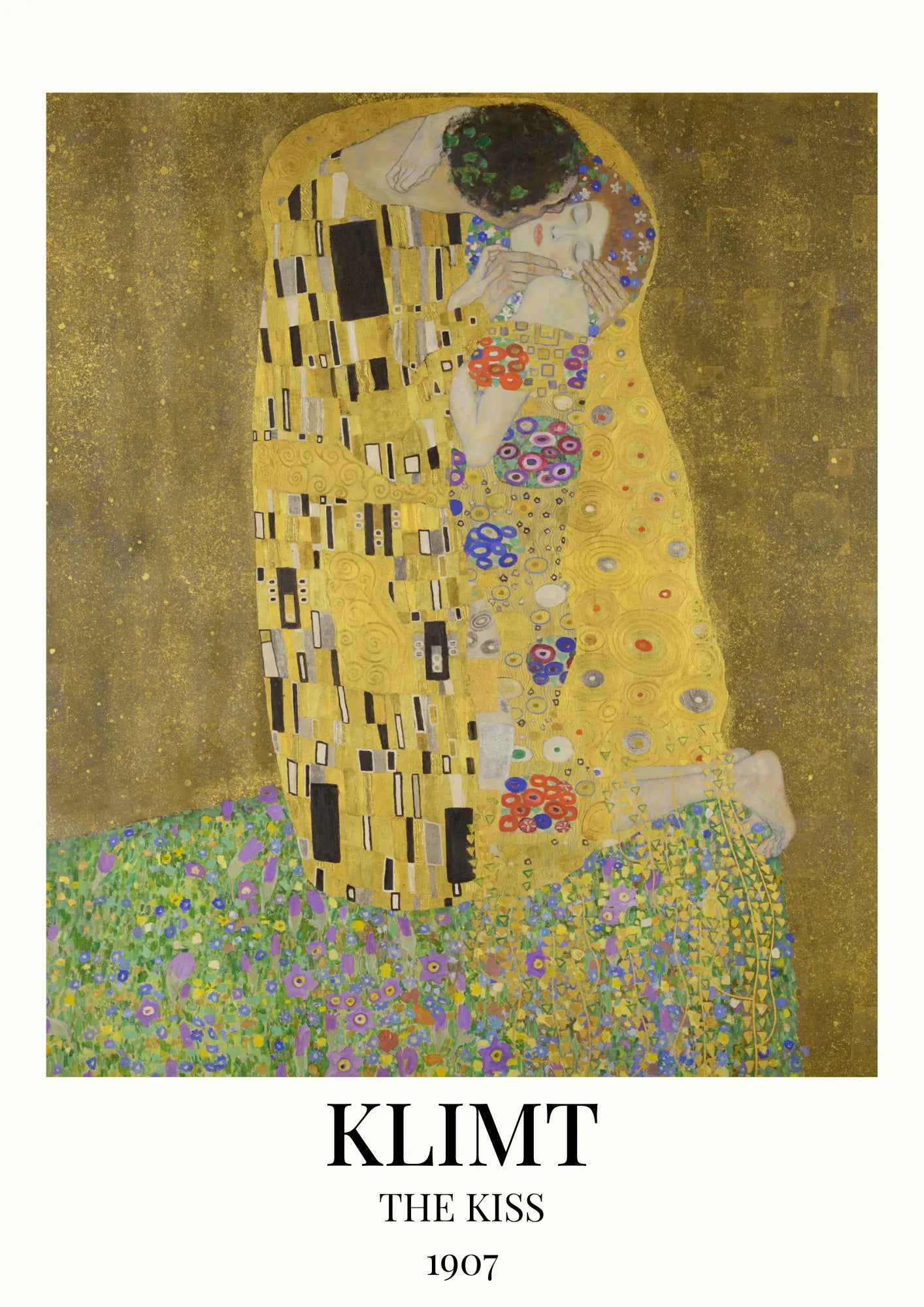 Klimt Pocałunek 1907 Plakat