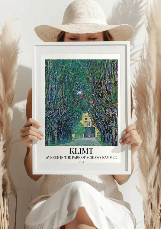 Klimt Aleja w Parku Schloss Kammer 1912 Plakat