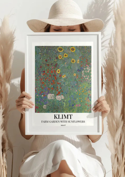 Klimt Ogród z Słonecznikami 1907 Plakat