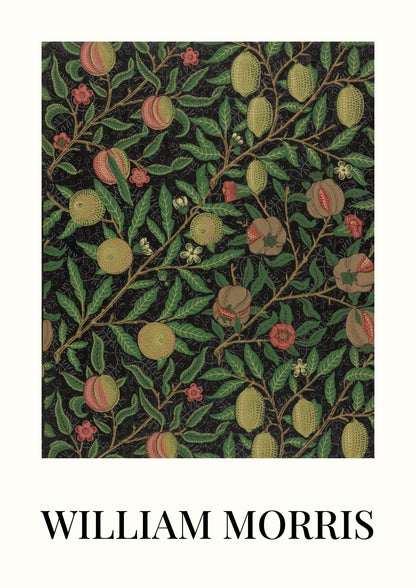 William Morris Owoce Granatu Plakat