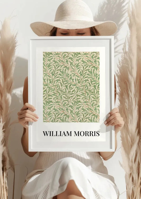 William Morris Wzór z Liśćmi Plakat
