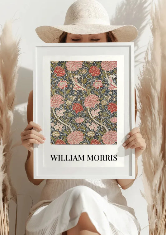 William Morris Piękno Kwiatów na Ciemnym Tle Plakat