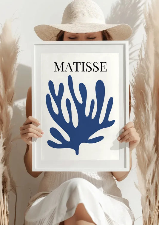 Matisse Niebieska Organiczna Forma Plakat