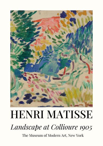 Matisse Krajobraz w Collioure Plakat