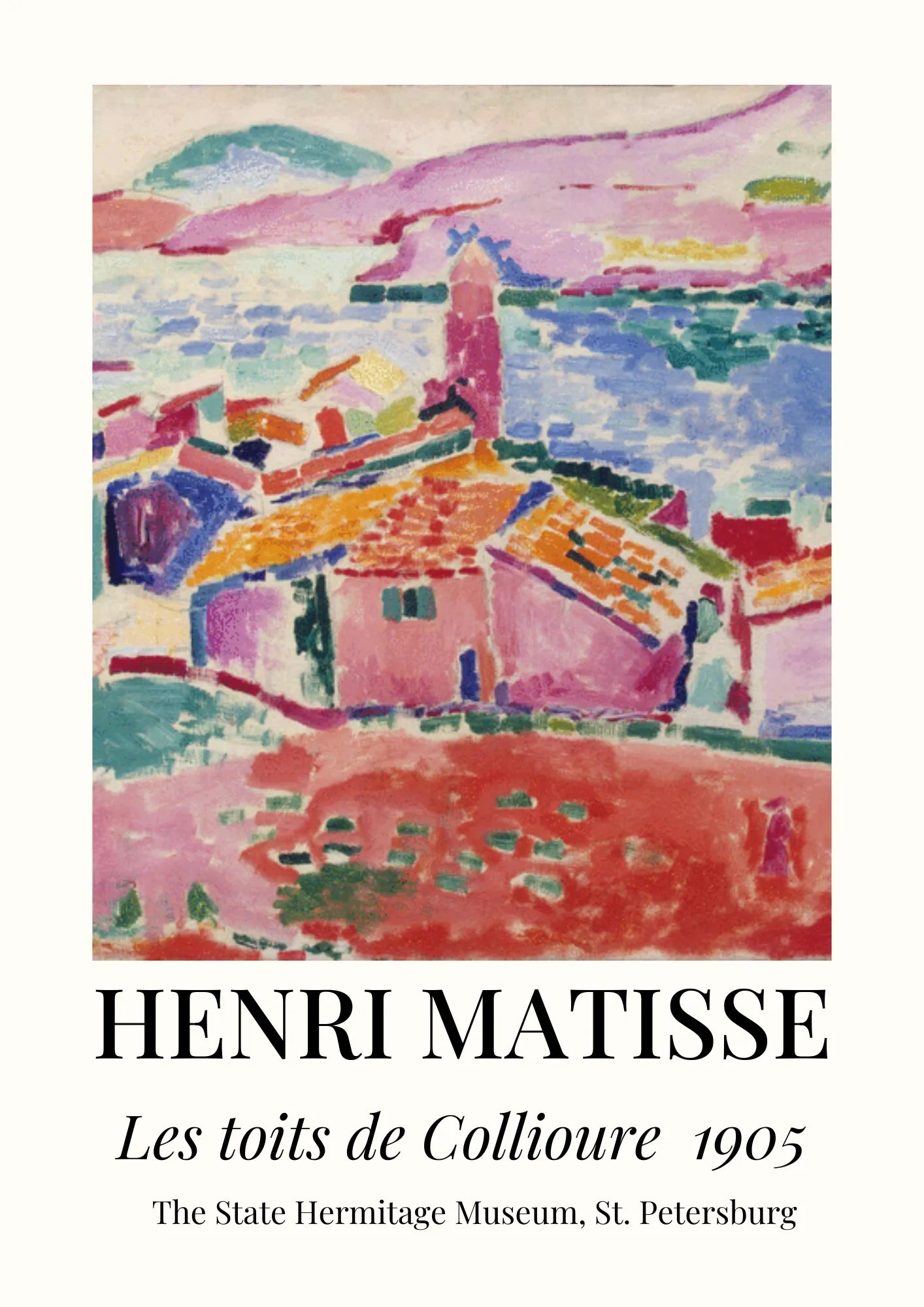 Matisse Dachy Collioure Plakat