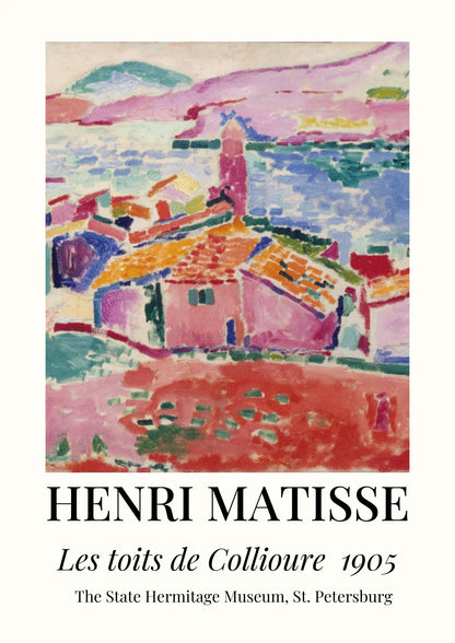 Matisse Dachy Collioure Plakat