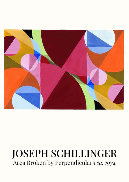 Schillinger Geometryczna Abstrakcja Plakat