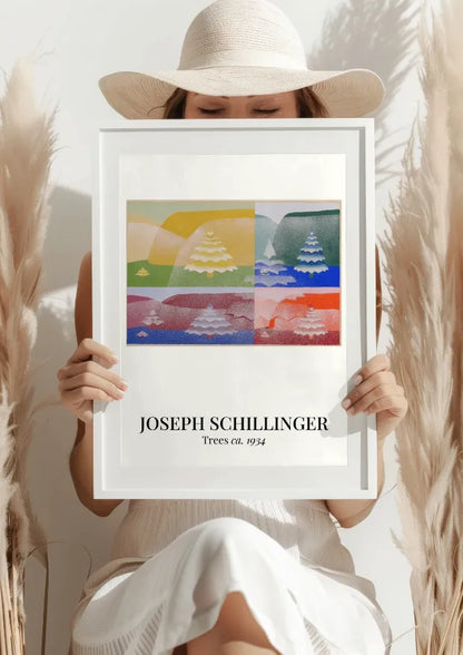 Schillinger Kolorowe Drzewa Plakat