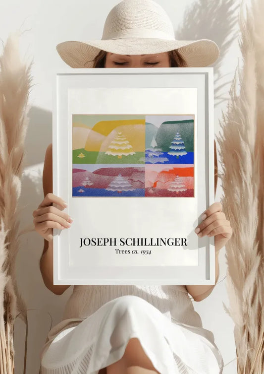 Schillinger Kolorowe Drzewa Plakat