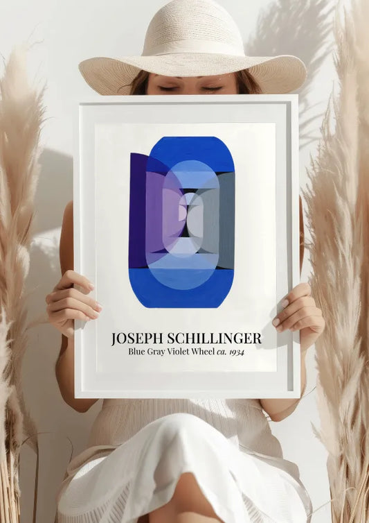 Schillinger Niebiesko-Szaro-Fioletowe Koło Plakat