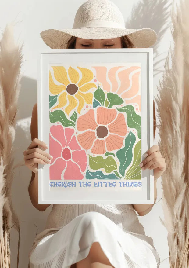 Ciesz Się Małymi Rzeczami Plakat