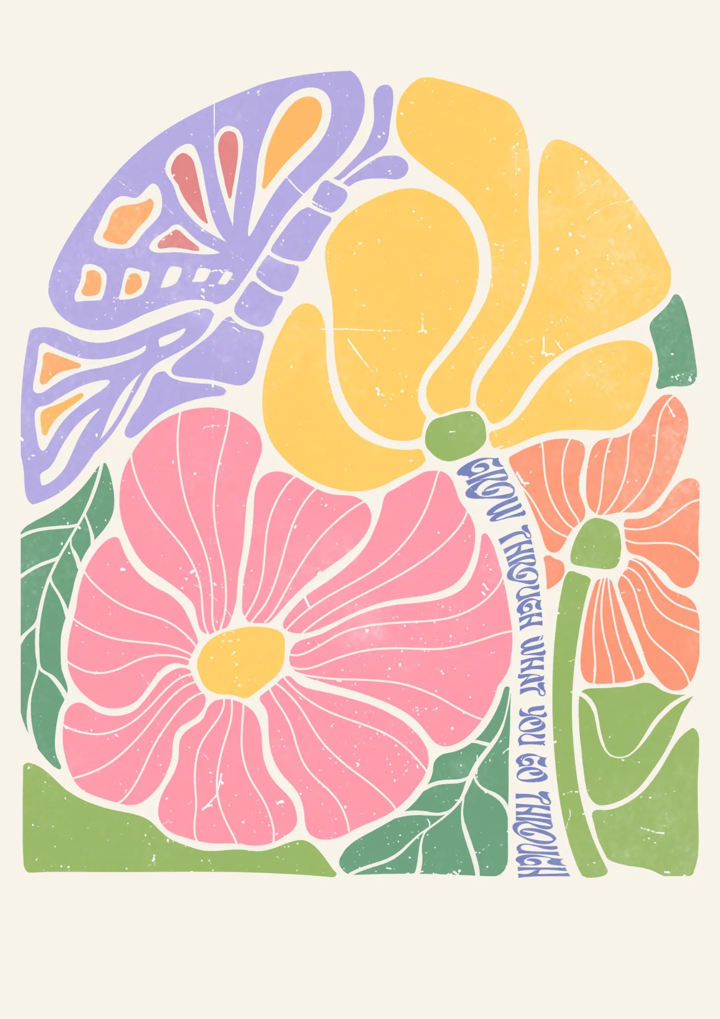 Kwiatowy Rozkwit Inspiracji Plakat