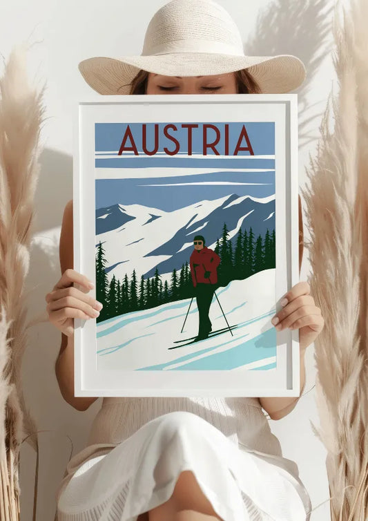 Austria Ski Adventure Plakat