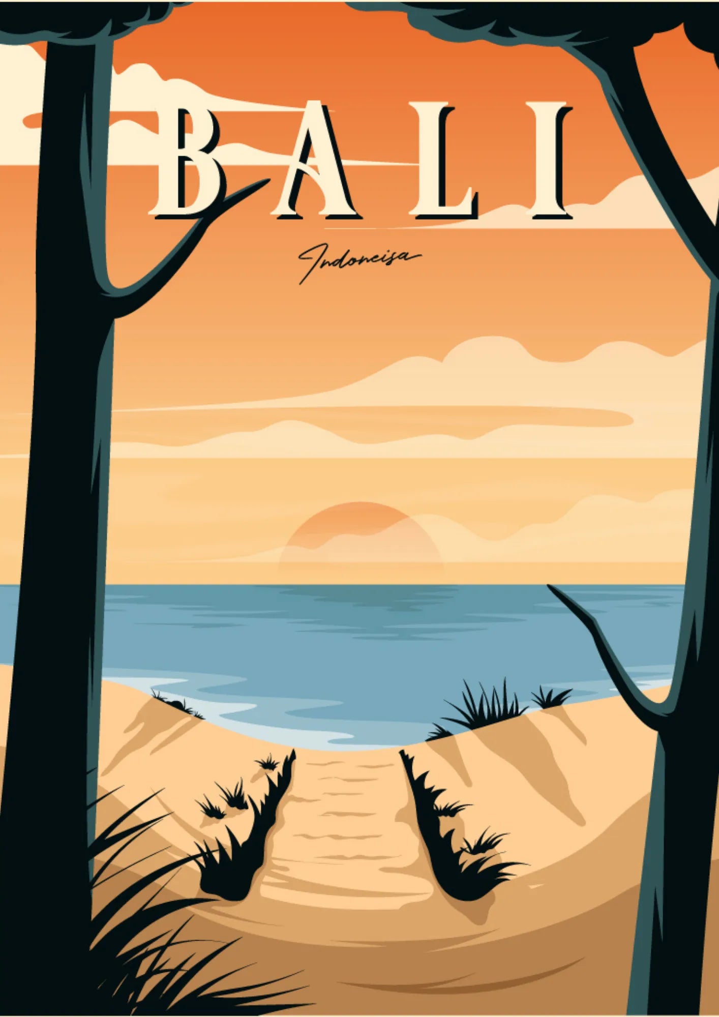 Bali Indonesia Plakat