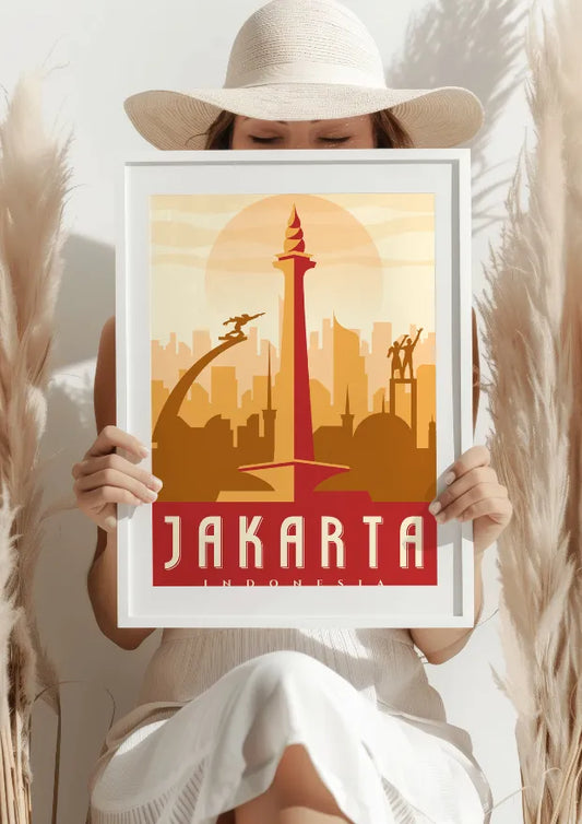 Jakarta Indonesia Plakat