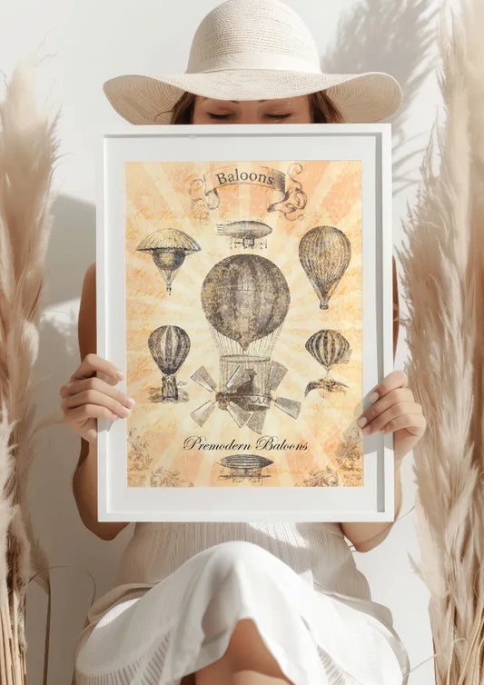 Vintage Balloons Plakat