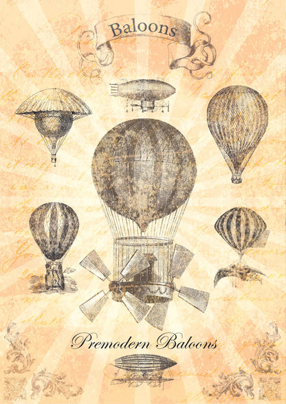 Vintage Balloons Plakat