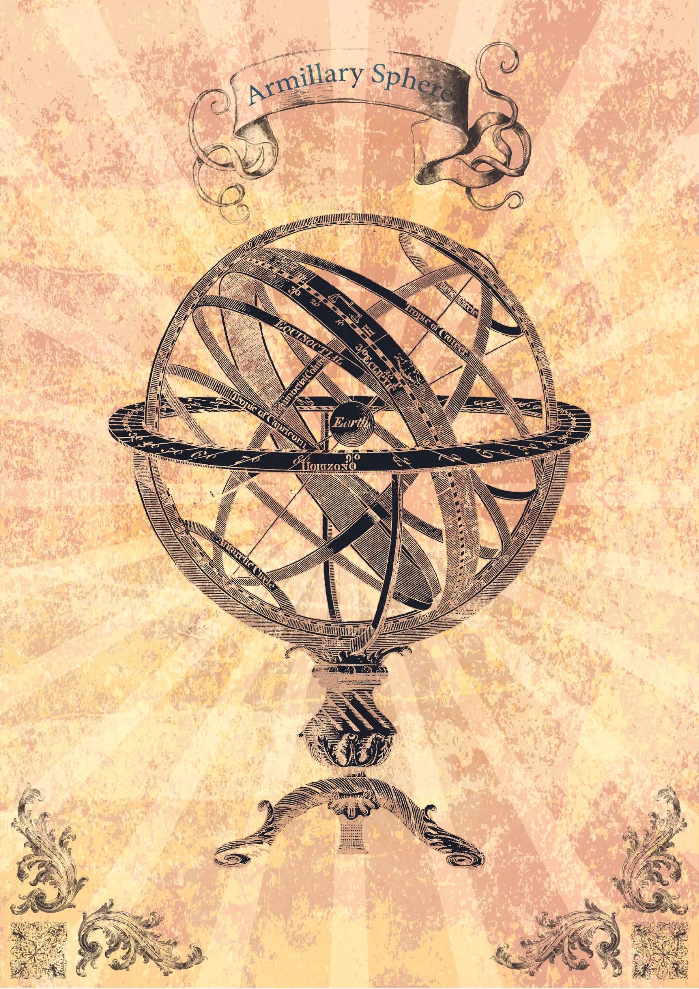 Armillary Sphere Plakat