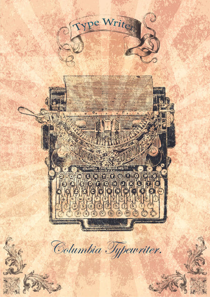 Columbia Typewriter Plakat