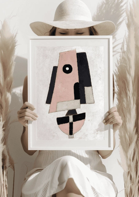 Abstrakcyjna Forma Geometryczna Plakat