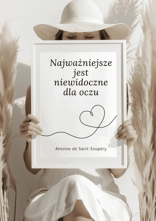 Najważniejsze jest niewidoczne dla oczu Plakat