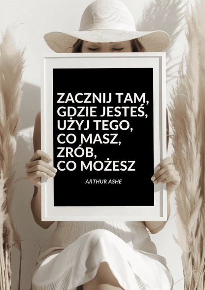Zacznij tam, gdzie jesteś Plakat