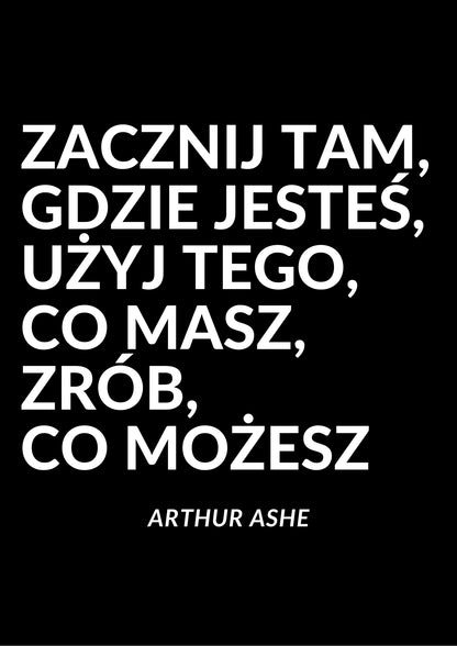 Zacznij tam, gdzie jesteś Plakat