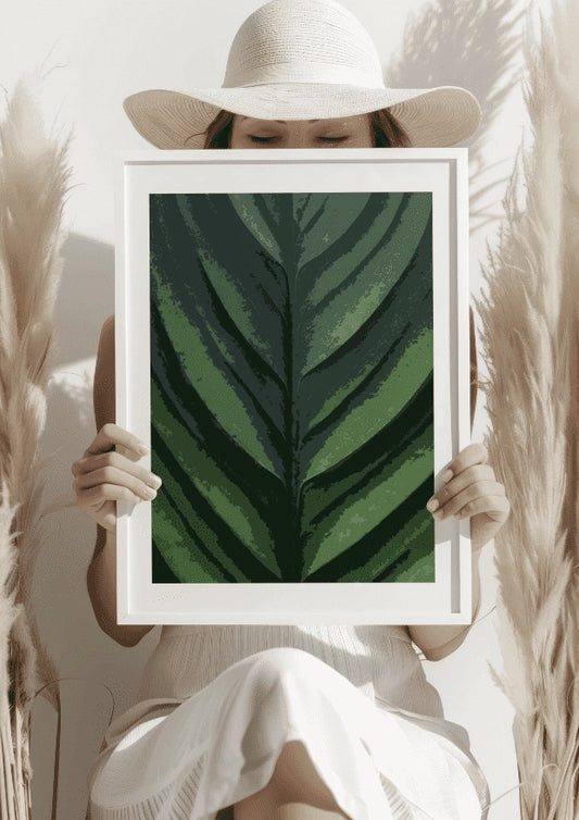 Zielony Liść Natura Plakat