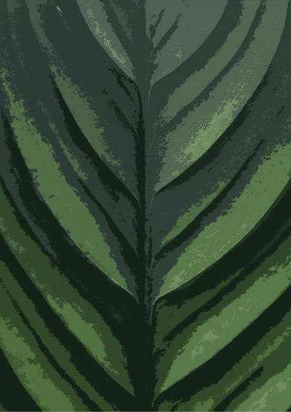 Zielony Liść Natura Plakat
