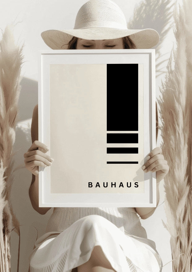 Bauhaus Geometryczny Minimalizm Plakat