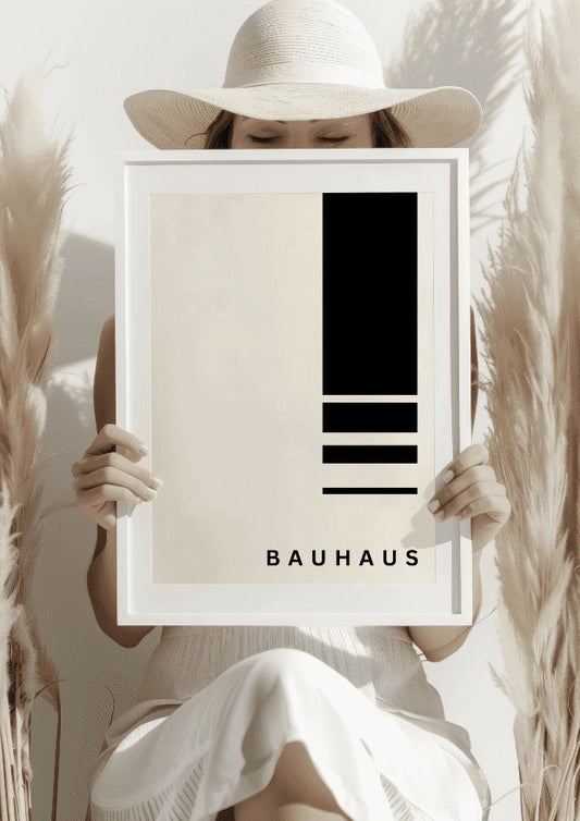 Bauhaus Geometryczny Minimalizm Plakat