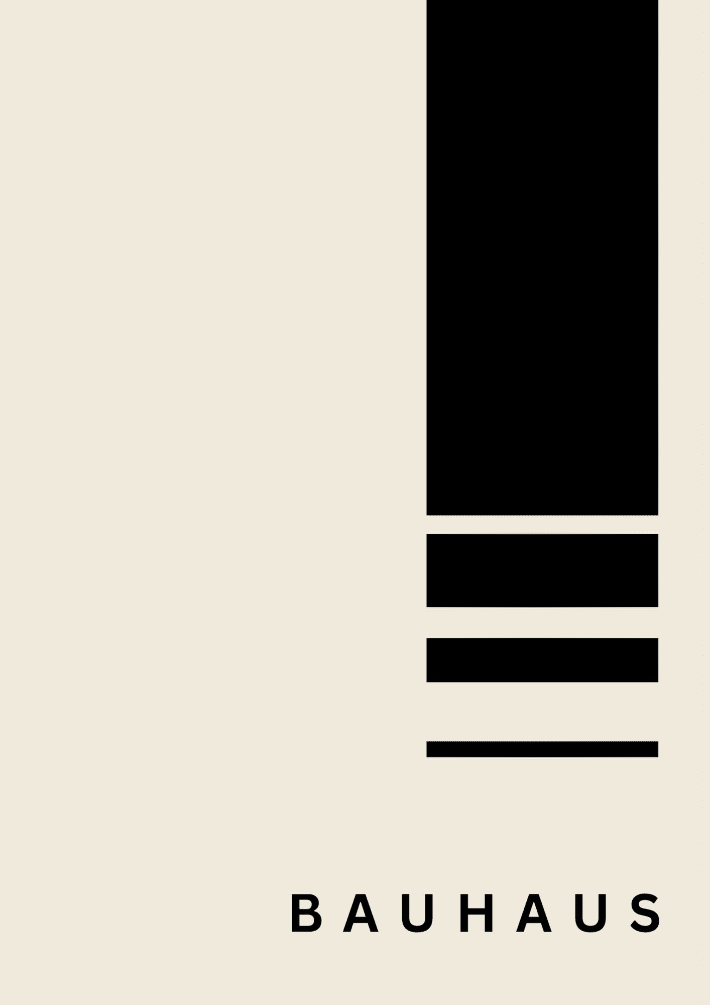 Bauhaus Geometryczny Minimalizm Plakat