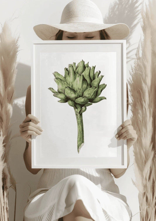 Ilustracja Karczoch Botaniczny Plakat