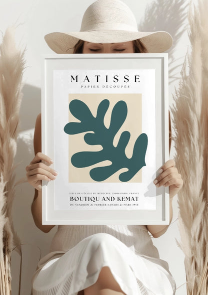 Matisse Abstrakcyjny Organiczny Liść Plakat