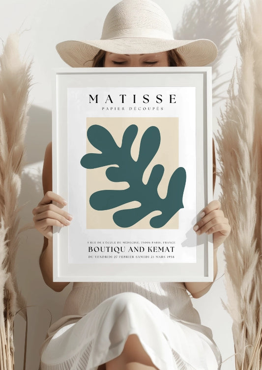 Matisse Abstrakcyjny Organiczny Liść Plakat