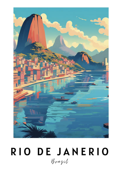 Rio de Janeiro Brazil Plakat