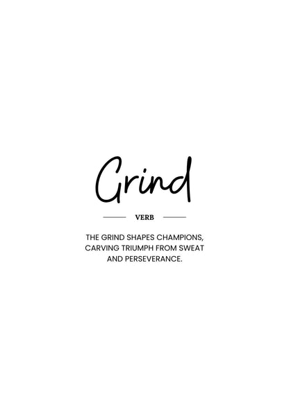 Definicja Grind Plakat