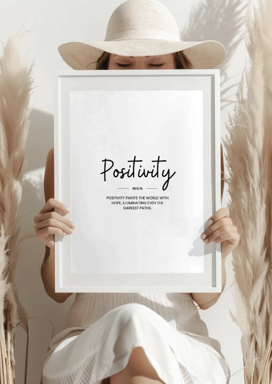 Definicja Pozytywności Plakat