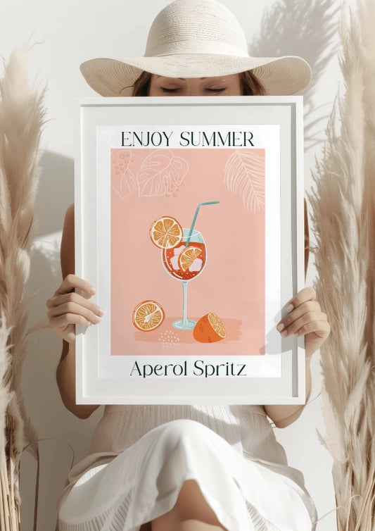 Enjoy Summer Aperol Spritz Plakat